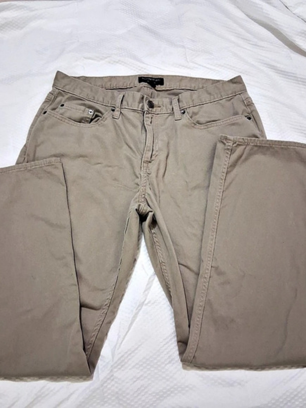 Banana Republic Straight Leg Chinos Brown Waist 33x30